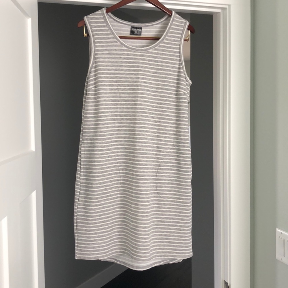 Striped casual dress.